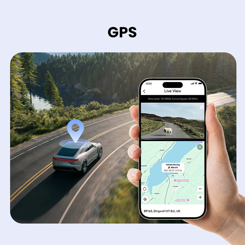 2025 New DDPAI Z50 Pro Dash Cam  4K Car DVR Night Vision 5GHz Wi-Fi GPS ADAS 24h Parking mode Front and Rear Camera
