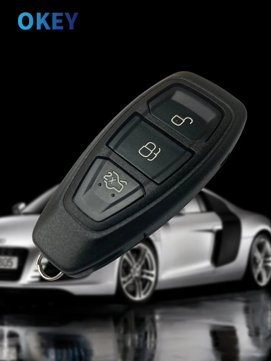 Okey Remote Car Key Shell 3Button For Ford Focus C-Max Mondeo Kuga Fiesta B-Max Winning Titanium Keyless Case Replacement