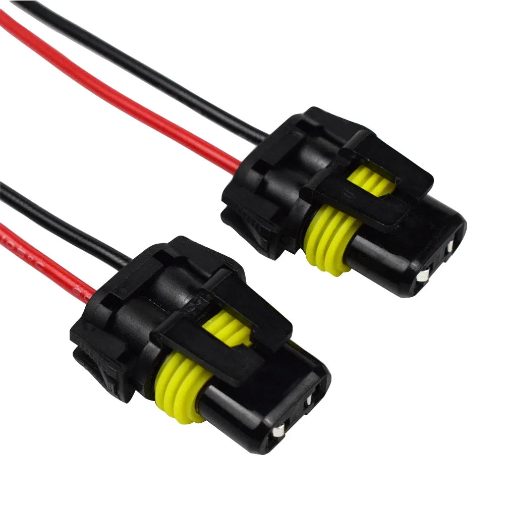 2-10Pcs 9005 HB3 9006 HB4 Female Adapter Wiring Harness Sockets Wire Connector for Headlight Fog Lights