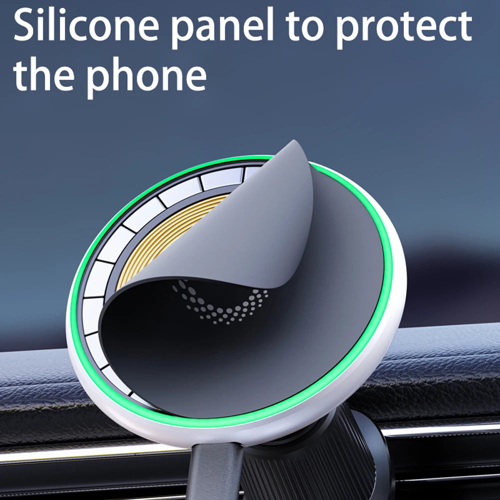For Hyundai Sonata LF 2015 2016 2017 2018 2019 Magnetic Car Phone Holder 15W Wireless Charging Phone Stand MagSafe Base