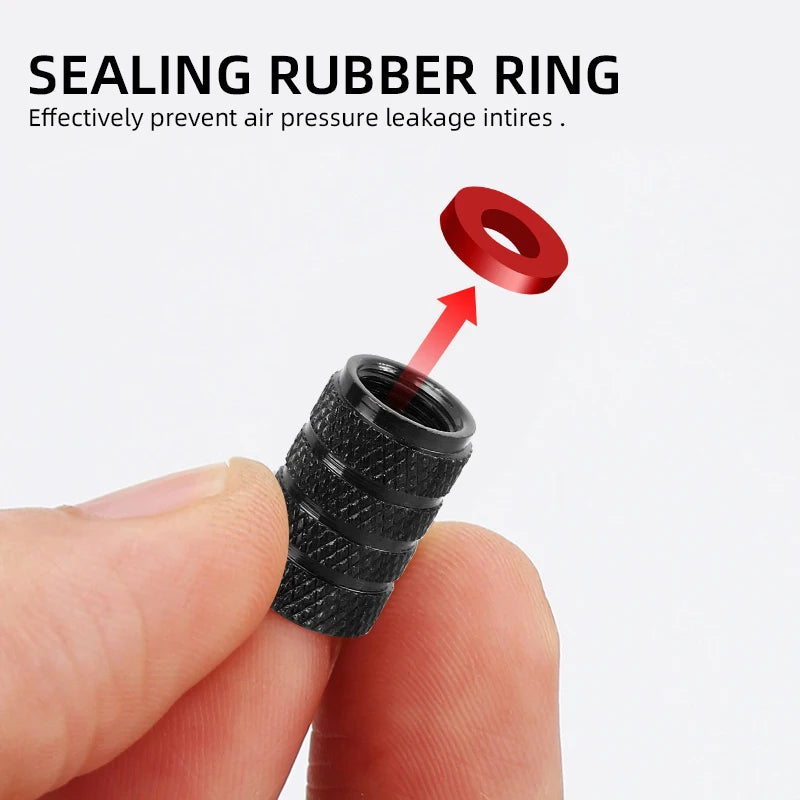 4pcs Metal Car Tire Valve Cap Car Tyre Air Stems Cover For SUBARU Forester Impreza Legacy Outback WRX STI BRZ XV Car Accessories