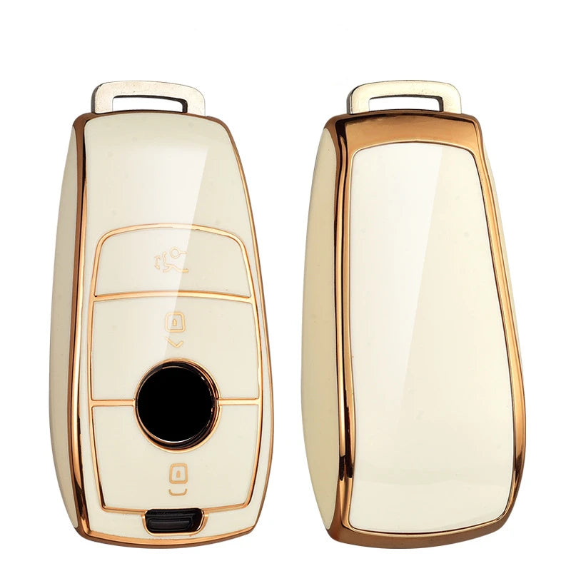 HOT TPU Car Key Case Cover Shell Fob For Mercedes Benz A C E S Class W204 W205 W212 W213 W176 GLC CLA AMG W177 Auto Accessories