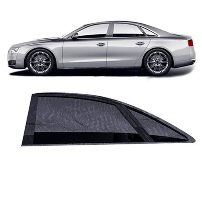 1/2pcs Car Sun Shade Auto UV Protect Curtain Cover Mesh Covers Front Rear Side Car Mosquito Net SUV Window Mesh Sunshade Nets
