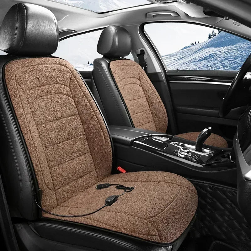 Heated Car Seat Cover Car Heating Cushion Winter Heated Seats Car Seat Warmer 12V Seat Cushion For Back And Seats