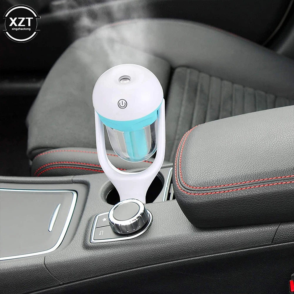 Mini Car Air Humidifier Steam Air Purifier Aroma Diffuser Essential Oil Aromatherapy Diffuser Car Auto Air Purifier Sprayer