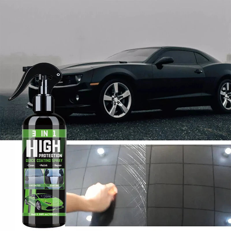 Car Nano Ceramic Coating Liquid Glass Quick Paint Polishing Waterproof Spray Hydrophobic Coating Agent Car Care G9Gzjau3