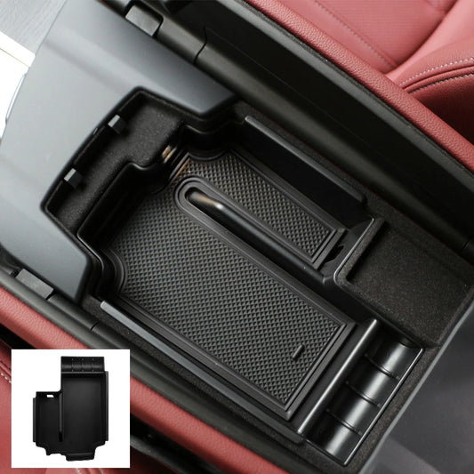 For BMW 5 Series G30 G31 2020-2023 Storage Box Car Central Armrest ABS Storage Box Organizer for BMW 5 Series Accessories