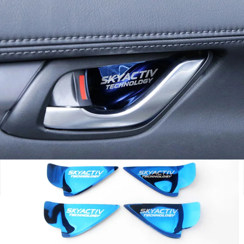 For Mazda 3 6 BM GJ CX3 CX-3 CX-5 CX5 KE KF CX7 CX8 CX9 MX5 Axela Atenza Car Interior Door Handle Bowl Trim Cover Accessories