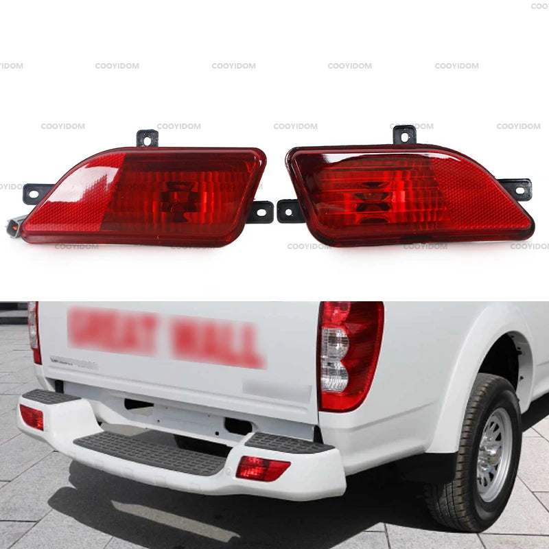 Car Rear Bumper Brake Light tail light For Great Wall Wingle 3 Wingle 5 Warning Lamp Fog Lamp Reflector Light With Bulbs