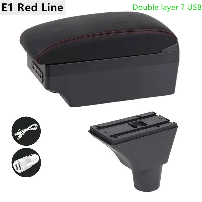 For Honda Civic 7 Generation Armrest Box Central Store Content Car-styling Decoration with Cup Holder USB Accessories