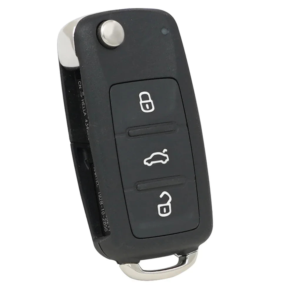 XNRKEY Aftermarket  3B 434Mhz ID48 Flip Remote Car Key Fob For VW PASSAT Polo Skoda Seat Polo/Golf/Beetle  5K0837202AD NO  Logo