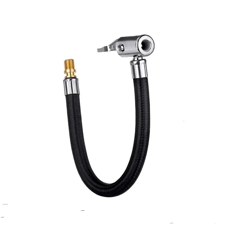 10 20 40 60cm Car Tire Inflator Hose Inflatable Air Pump Extension Tube Adapter Twist Tyre Connection Locking Air Chuck