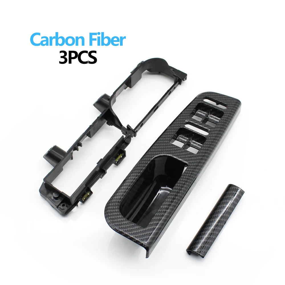 Carbon Fiber LHD Car Front Rear Left Right Door Pull Grab Handle For VW Bora Golf 4 MK4 Jetta 1999 2000 2001 2002 2003 2004