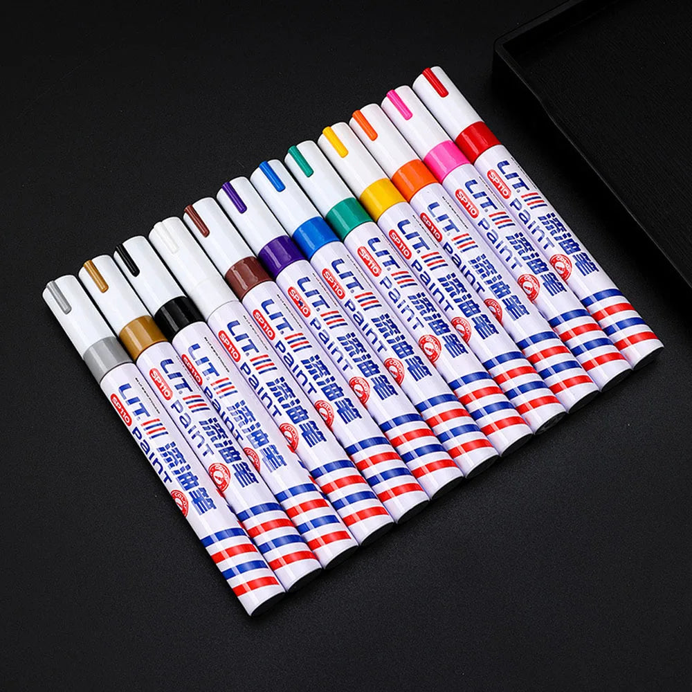 Car Paint Scratch Repair Pen for Cars Coat Scratches Touch Up Remover Tire Oily Mark Pen Waterproof Paint Pencil Car Accessories
