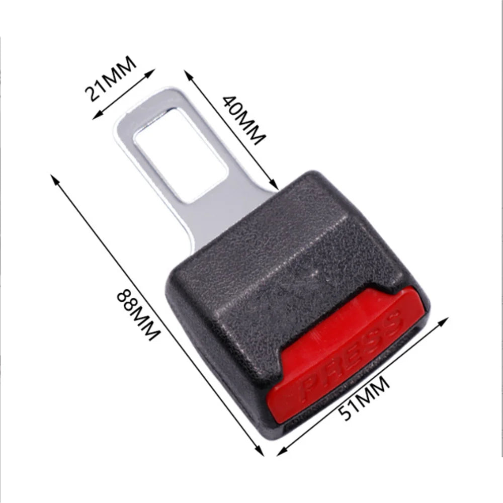 Car seat belt tongue straight insert for Mercedes Benz A Class W176 W169 B W246 W245 C W205 W204 W203