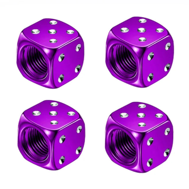 4 Pcs Aluminum Car Tire Valve Caps Hex Alloy Tyre Valve Airtight Cover Waterproof Dust For Automobiles Motorcycles Trucks Bikes