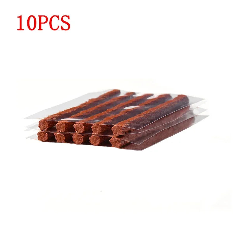 Car Bike Truck Motorcycle Tire Repair Kit Studding Tool Set Tubeless Tyre Puncture Plug Patch Strip Glue Garage Tool Accessories