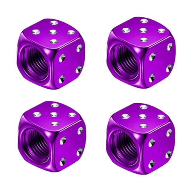 4 Pcs Aluminum Alloy Car Wheel Tire Valve Caps Tyre Rim Stem Covers Airdust Waterproof For Automobiles Motorcycles Trucks Bikes