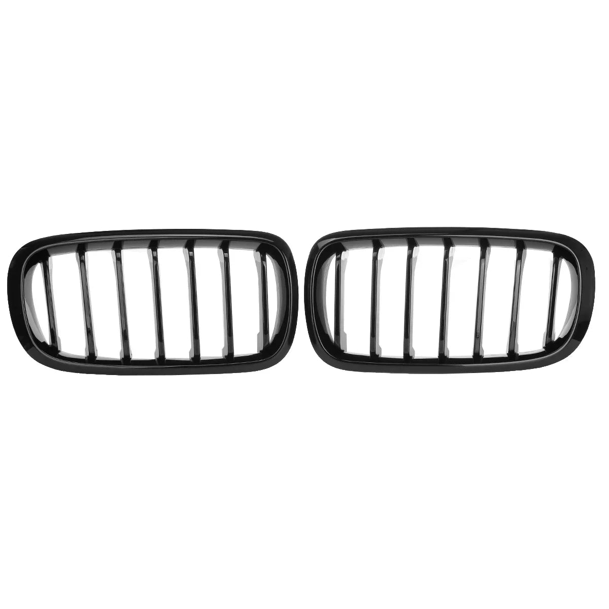 Glossy Black Car Grille Grill Front Kidney Single Line For BMW X5 F15 X6 F16 X5M F85 X6M F86 2014-2018 Car Racing Grills