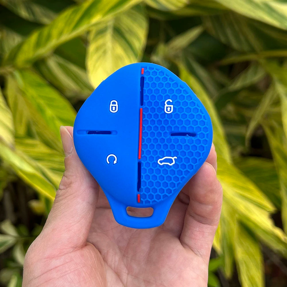 Silicone Car Key Cover Keychain Bag Set for Chery Jetour Dashing X-1 Plus DTC IDM 2022 2024 Remote Case Holder Shell Accessories