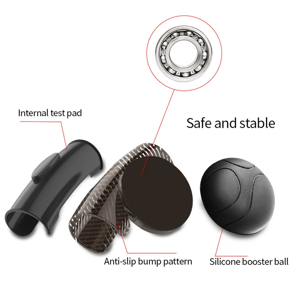 360 Degree Rotation Turning Steering Wheel Booster Spinner Knob Ball Silicone Bearing Power Handle Assistanter