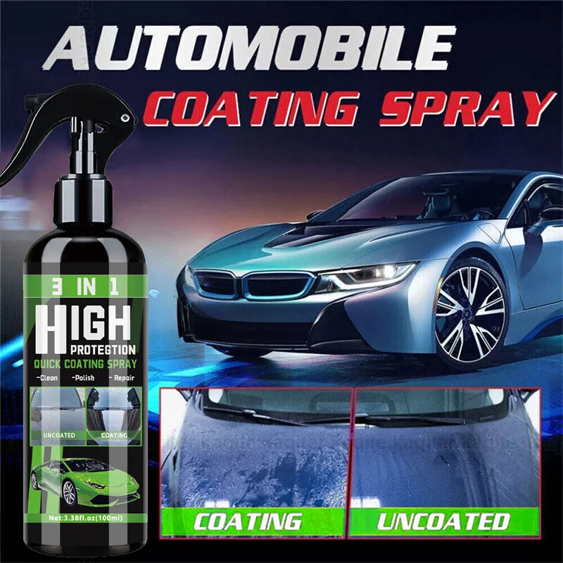 Car Nano Ceramic Coating Liquid Glass Quick Paint Polishing Waterproof Spray Hydrophobic Coating Agent Car Care G9Gzjau3