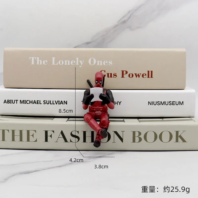 Desk Decoration Deadpool Car Home Office Marvel 8cm X-MAN Funny Cute Figure Model Toys