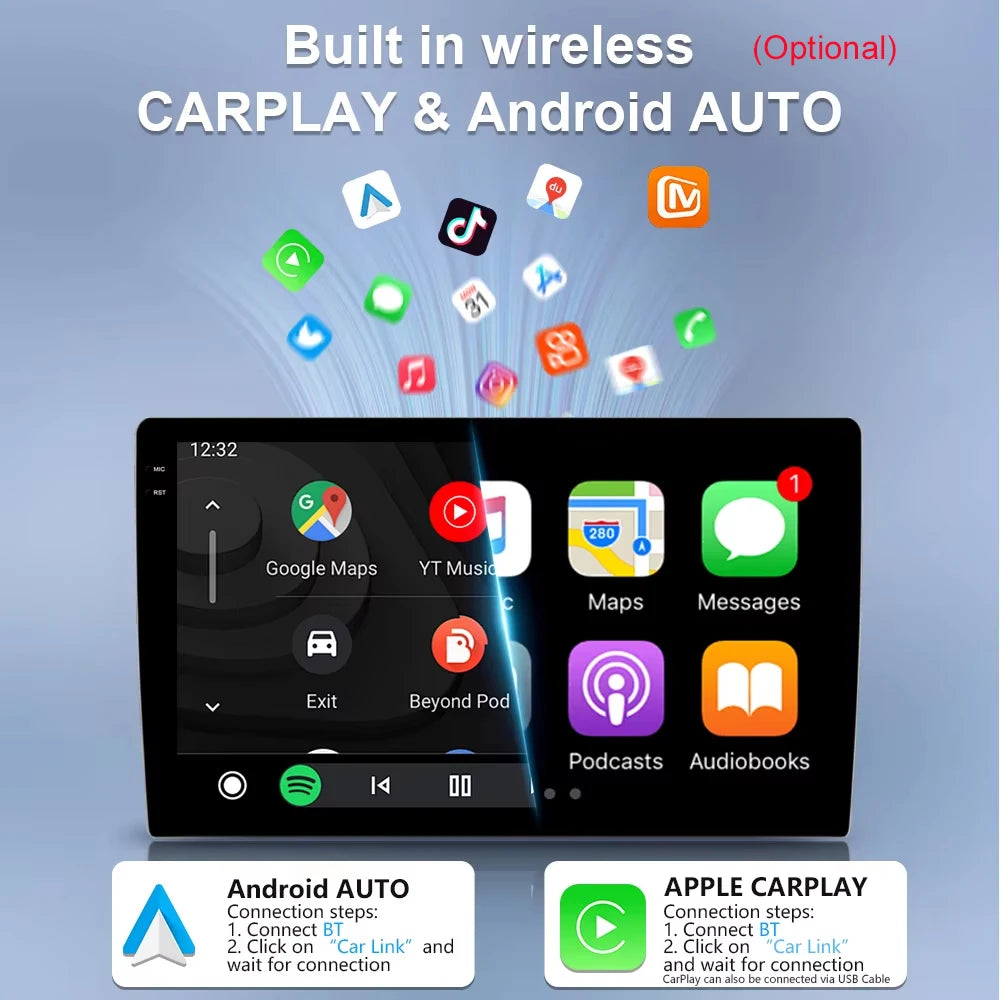 Android Auto For Renault Duster D 2015 2016 2017 2018 2019 2020 Lada Largus 2021 Car Radio Multimedia Player Stereo Navigation