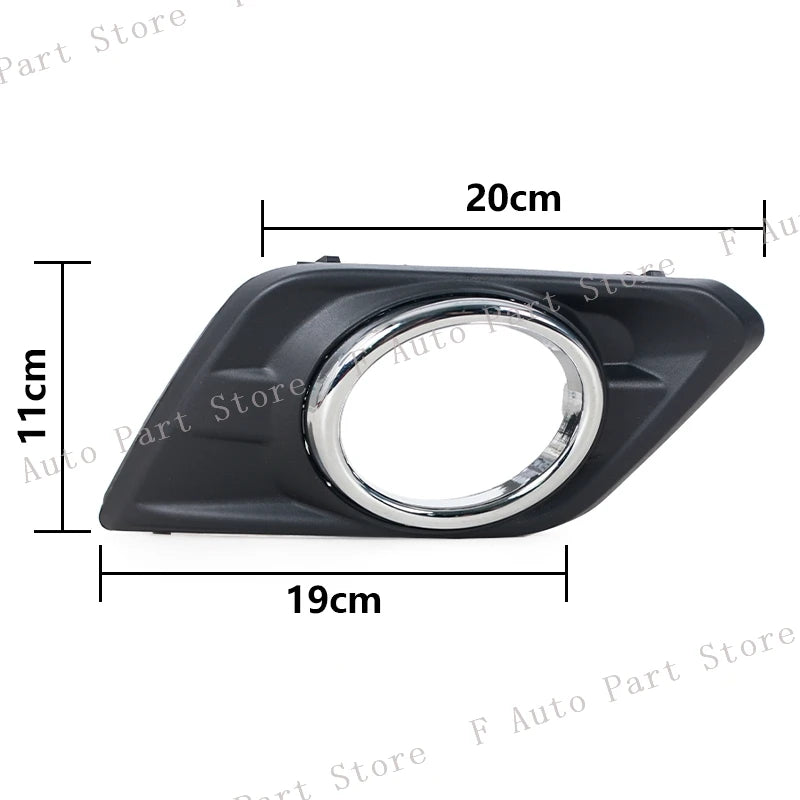 For Nissan X-Trail Xtrail Rogue 2014 2015 2016 Car Front Bumper Fog Light Lamp Trim Cover Frame Foglight Foglamp Cap Hood