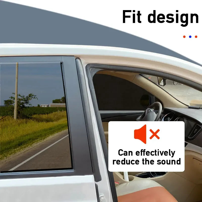 Car Door Rubber Seal Strip B Pillar Car Sealing Strip Anti-Scratch Noise Insulation Dustproof Self-adhesive Strip Middle Column