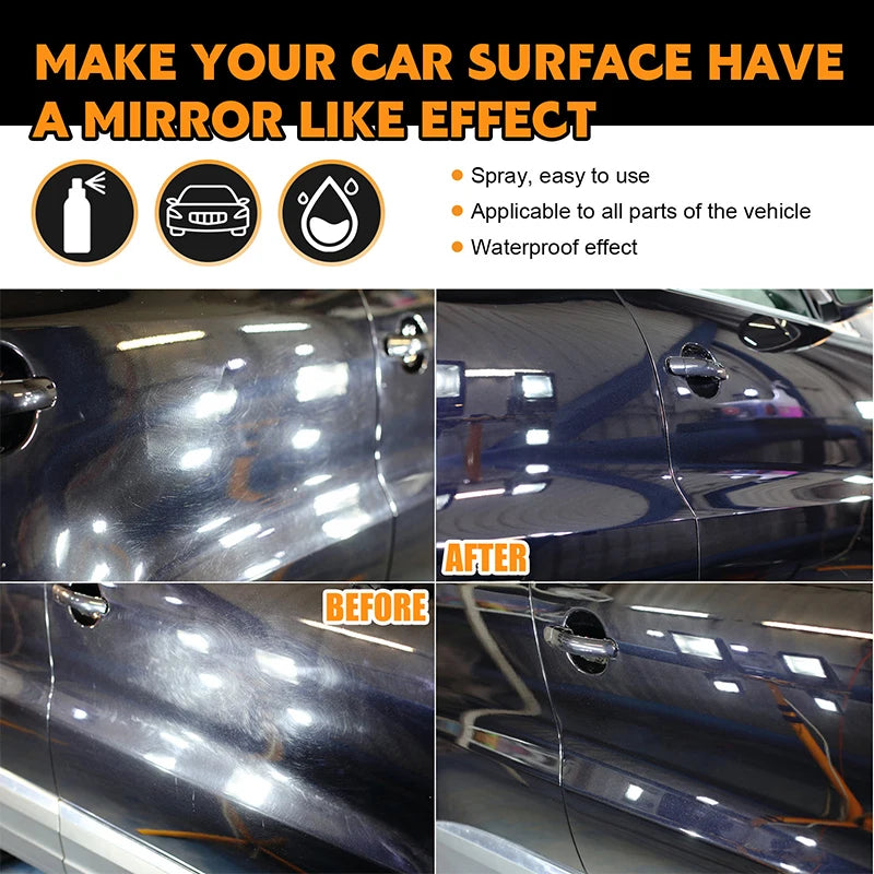 SEAMETAL Car Ceramic Coating Agent Anti Fog Auto Paint Crystal Wax Spray Nano Hydrophobic Liquid Kits For Car Care Accessories