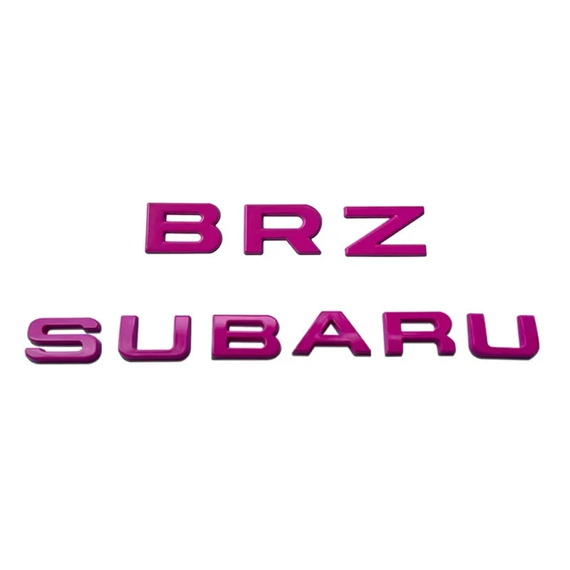 Car Rear Trunk Metal Emblem Stickers Auto Body Badge for Subaru BRZ SYMMETRICAL AWD Logo Tribeca XV STI Forester Impreza