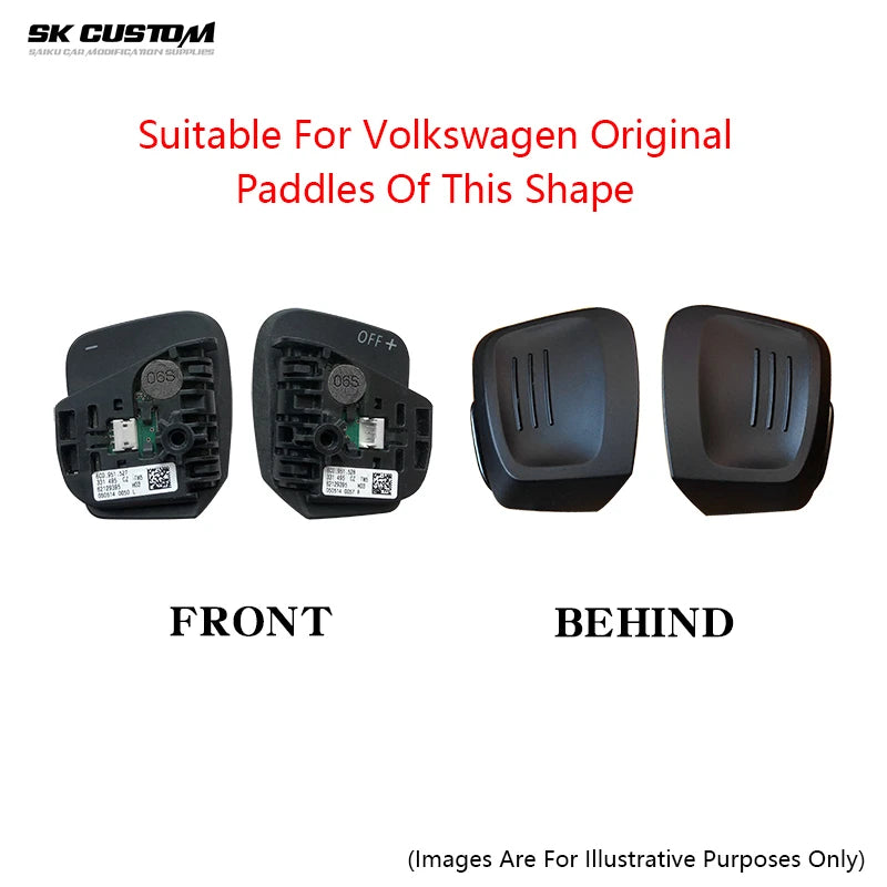 SK CUSTOM Automotive Aluminum Steering Wheel Paddle Shifters For Volkswagen Golf 8 MK8 GTI RLine