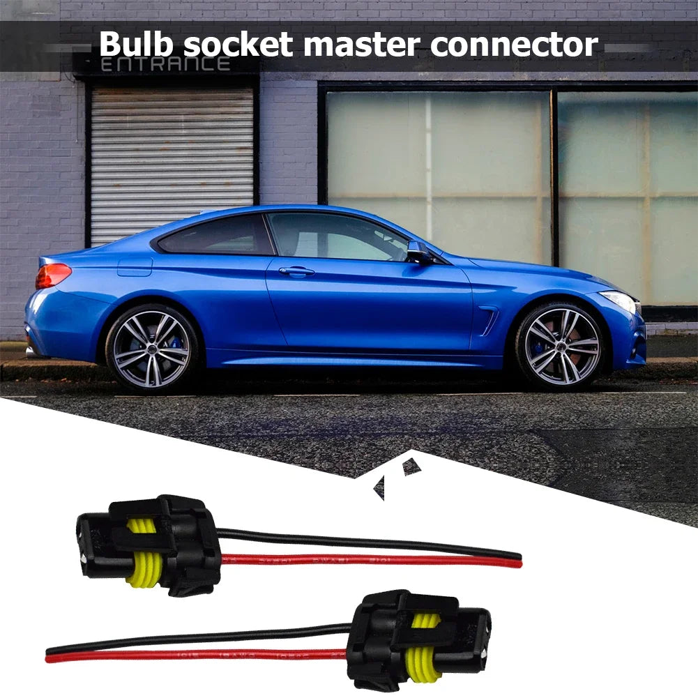 2-10Pcs 9005 HB3 9006 HB4 Female Adapter Wiring Harness Sockets Wire Connector for Headlight Fog Lights