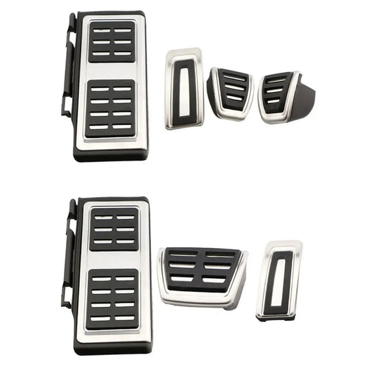 LHD Stainless Steel Car Pedals for Audi Q2 2016 - 2024 A3 8V 2013-2019 Gas Brake Foot Rest Pedal Pad Cover Accessories