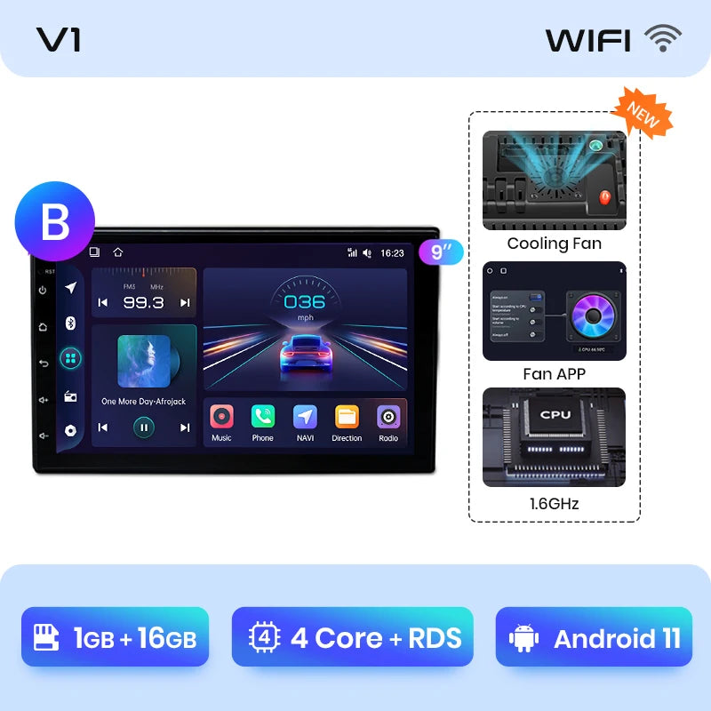 Junsun 7" 9" Universal CarPlay Android Auto Radio for VW Volkswagen Fiat Renault Nissan Hyundai 4G Wifi Car Multimedia autoradio