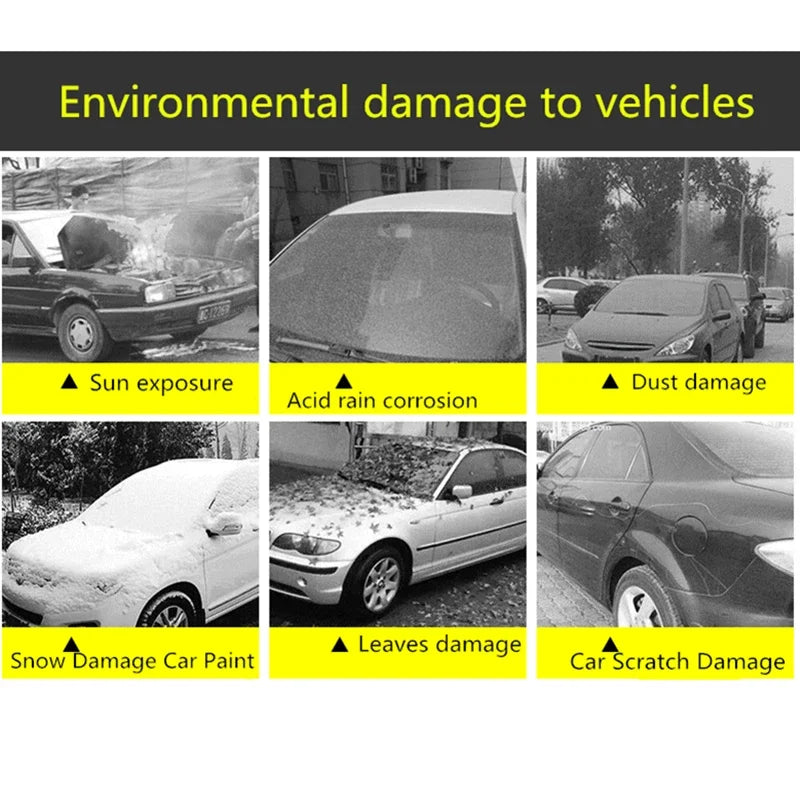 Universal Car Covers Size S/M/L/XL/XXL Indoor Outdoor Full Auot Cover Sun UV Snow Dust Resistant Protection Cover for Sedan SUV
