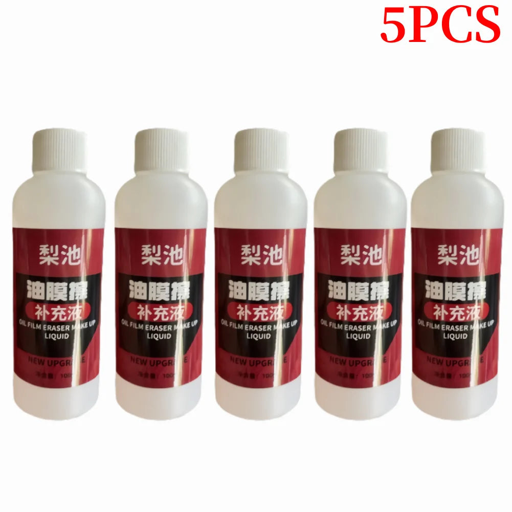 120ml Car Glass Oil Film Remover Glass Polishing Compound Windshield Cleaner Car Glass Polishing Clear Window Auto Detailing