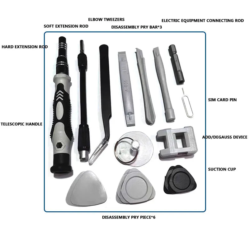 115 in 1 multi-function screwdriver disassembly repair tool set for daily maintenance of small appliances electronic products
