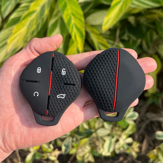 Silicone Car Key Cover Keychain Bag Set for Chery Jetour Dashing X-1 Plus DTC IDM 2022 2024 Remote Case Holder Shell Accessories