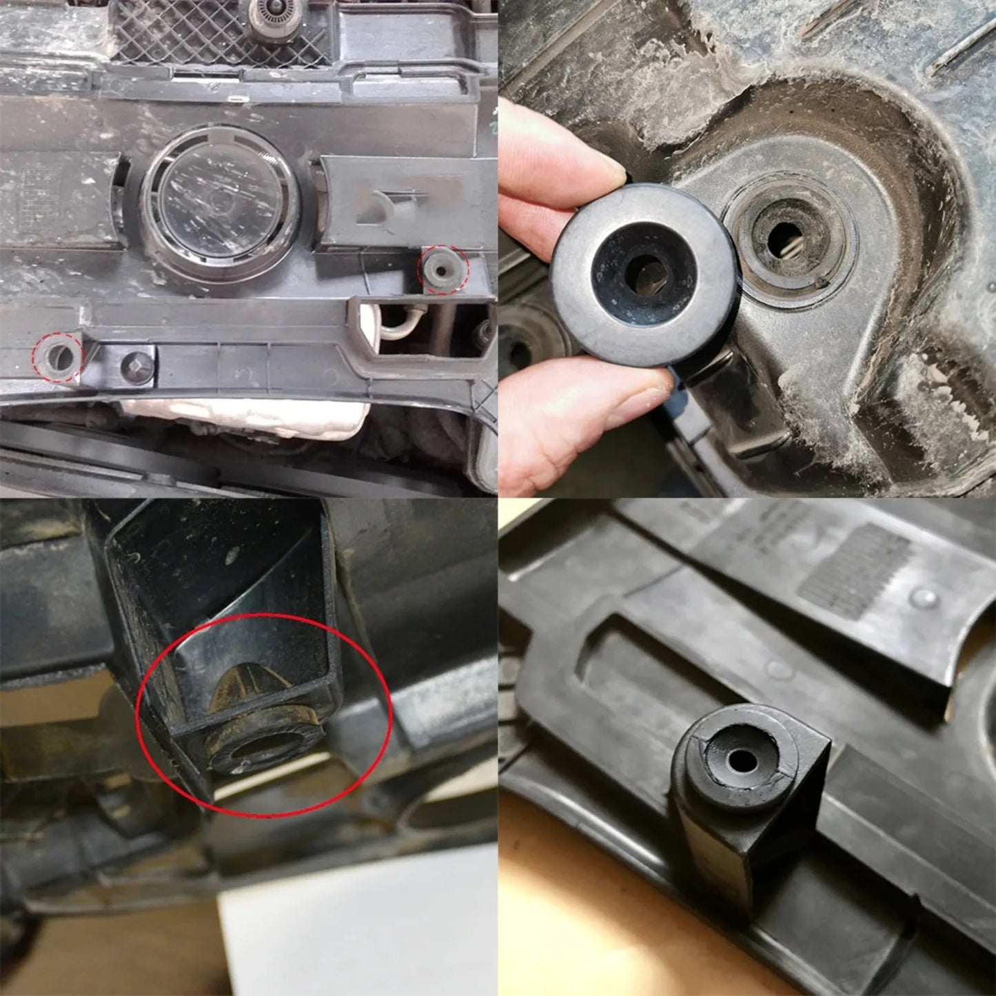 Car Universal Engine Hood Bonnet Back Door Buffer Cushion Rubber Mount For AUDI VW Skoda Seat BMW MINI Ford Mercedes Land Rover