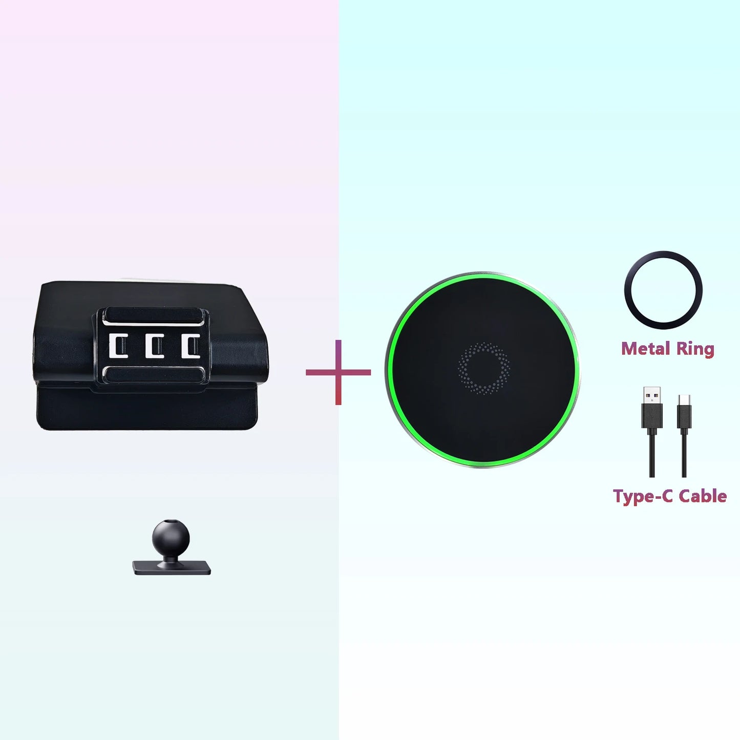 For Hyundai Sonata LF 2015 2016 2017 2018 2019 Magnetic Car Phone Holder 15W Wireless Charging Phone Stand MagSafe Base