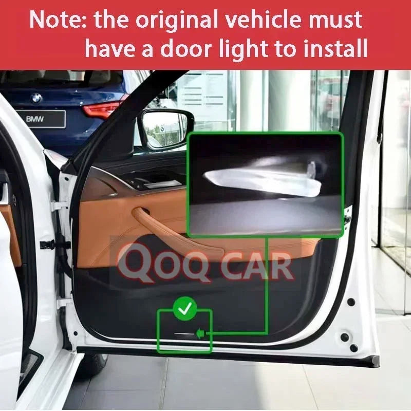 LED Car Door Light Laser Projector Shadow Light Welcome Courtesy Lamp For 2020-2023 Toyota Supra GR Sport Fifth Generation Glass