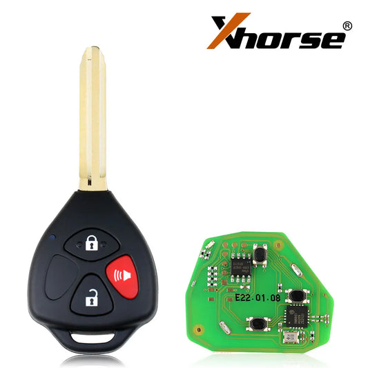 Xhorse XKTO04EN Wire Universal Remote Key for Toyota Style 3 Buttons English Version