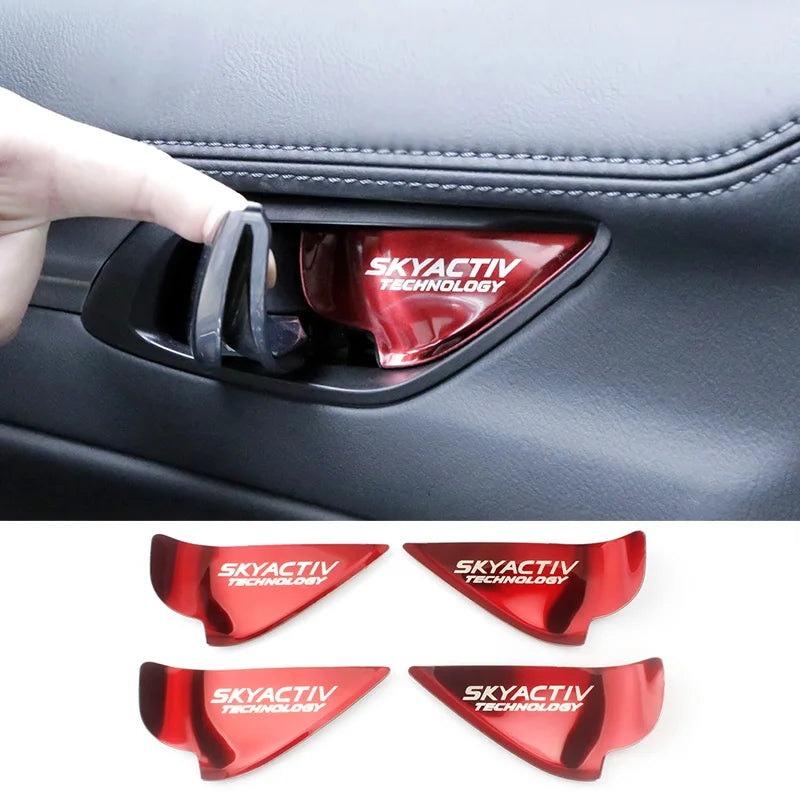 For Mazda 3 6 BM GJ CX3 CX-3 CX-5 CX5 KE KF CX7 CX8 CX9 MX5 Axela Atenza Car Interior Door Handle Bowl Trim Cover Accessories