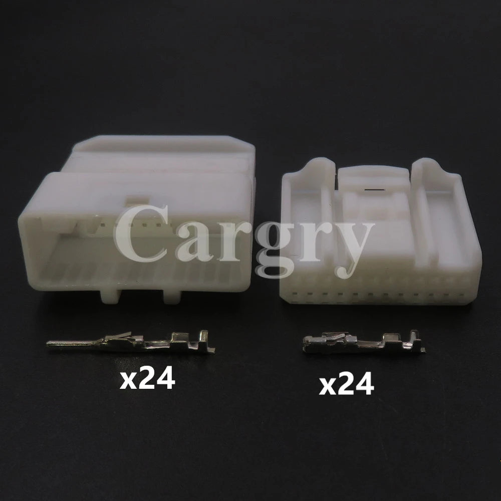 1 Set 24P 1473413-1 1318917-1 1376103-1 AC Assembly Car Rearview Mirror Male Female Docking Electric Wire Unsealed Socket
