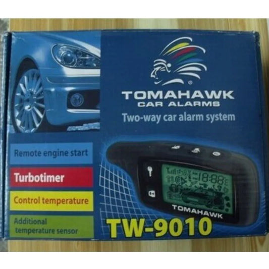 Tw 9010 Russian/English version for Original Russia two way car alarm system tomahawk tw9010, LCD Remote Control Key Fob tw-9010