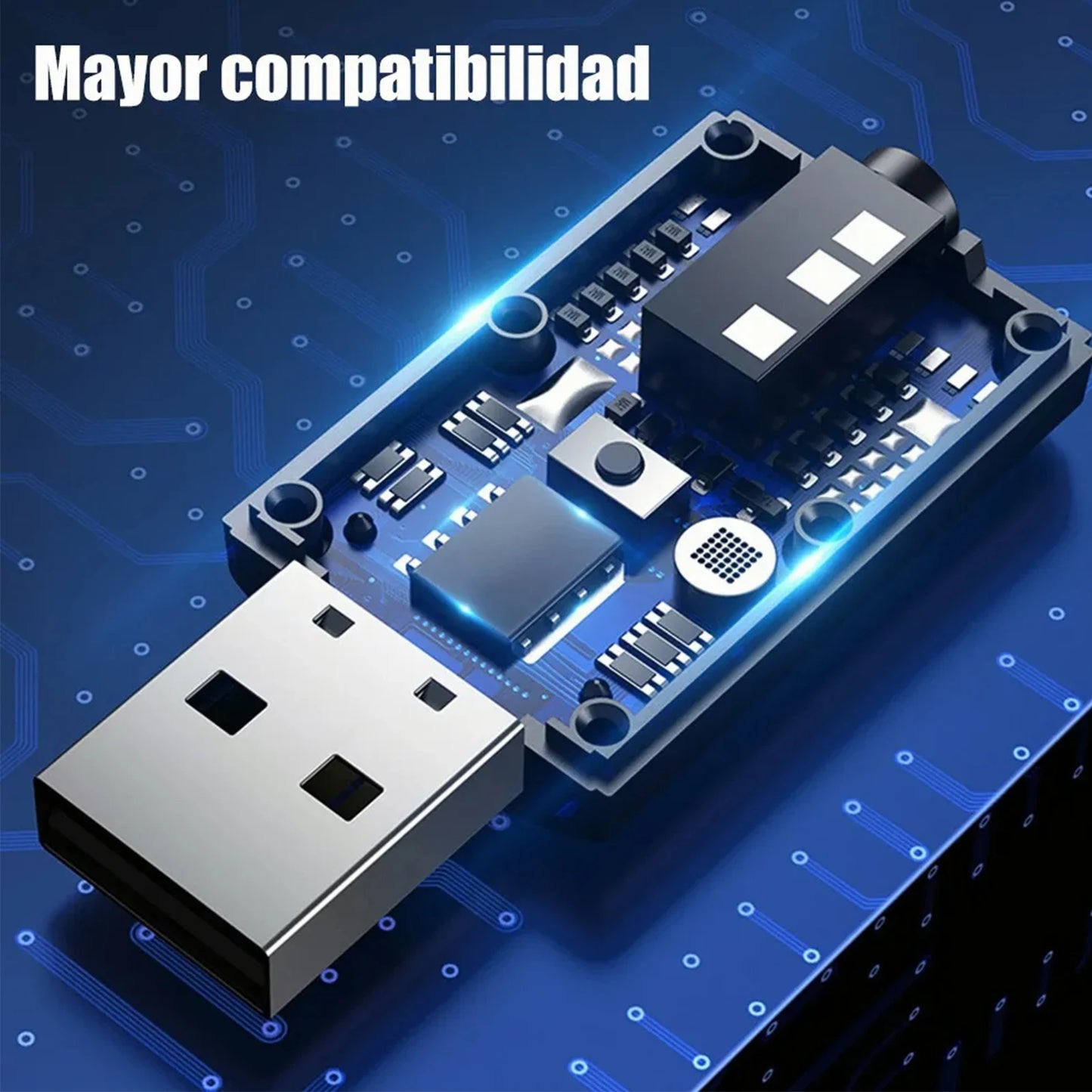 4 in 1 USB Bluetooth 5.0 Receiver Clear Sound Quality Plug and Play Stable Bluetooth Transmission Audio Adapter