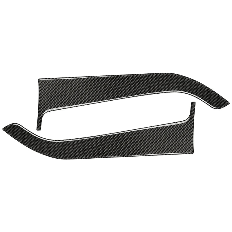 For Ford Mustang GT 2015-2021 Car Accessories Carbon Fiber Interior Car Front Door Panel Trim Stickers Decals Decoration Cover