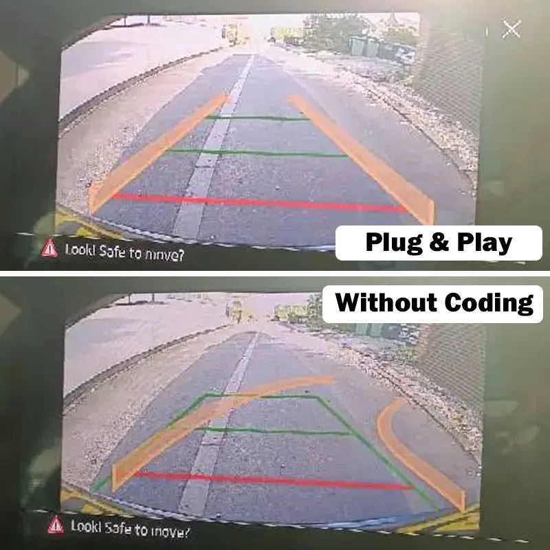 HICAMRUI Rear Reverse Camera for Seat Ibiza 6F KJ1 2023 2022 2021 2020 2019 2018 2017 Canbus Dynamic Trajectory without coding